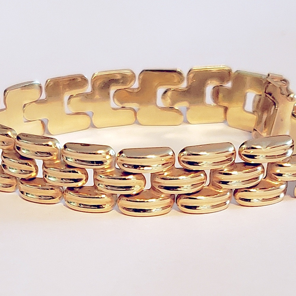 Unisex, 14KYG Vintage Bracelet - Picture 3 of 9